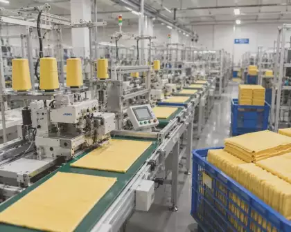 Plant-based cleaning cloth materials and finished goods arranged for factory capability context.